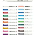 Artline 210 0.6 mm Medium Liner Kırmızı Keçe Uçlu Kalem