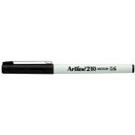 Artline 210N 0.6 mm Koyu Siyah Çizim Kalemi