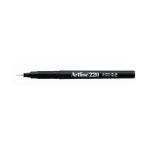 Artline 220 Siyah Yazı İmza Kalemi 0,2 mm Süper İnce Uçlu Tükenmez Kalem - Black