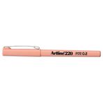 Artline 220N 0.2 MM 4 Adet Kayısı Super Fine İnce Keçe Uçlu Kalem