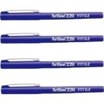 Artline 220N Super Fıne 0.2 MM 4 Adet Mor Keçe Uçlu Kalem