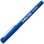 Artline 220N Super Fine İnce 0.2 mm Mavi Keçe Uçlu Yazı Kalemi