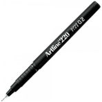 Artline 220N Super Fine İnce 0.2 mm Siyah Keçe Uçlu Yazı Kalemi