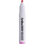 Artline 660 10-40 mm Koyu Pembe Kesik Uç Fosforlu Kalem