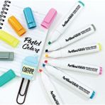 Artline 660 Fosforlu Kalem 6 Pastel Renk Set 1 Adet Tek Ebat Renkli Sarf Malzemeler
