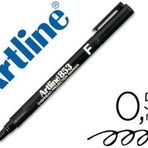Artline 853 0.5 mm Siyah Tepegöz Markörü