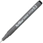 Artline A-EK-233 Drawing System Black 0.3 mm Siyah Çizim Kalemi
