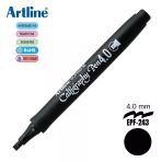 Artline Caligraphy Pen 4.0 Kesik Uçlu Kaligrafi Kalemi Siyah / Epf-244
