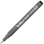Artline Draving 238 0,8mm Siyah Teknik Çizim Kalemi