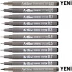 Artline Drawing System 11'li Tam Set Teknik Çizim Kalemi Farklı Renk ve Ölçülerle