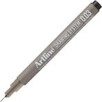 Artline Drawing System 2303 0.03 mm Uçlu Siyah Teknik Çizim Kalemi