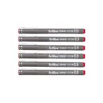 Artline Drawing System Kırmızı Teknik Çizim Kalemi