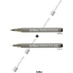 artline-Drawing System Teknik Çizim Kalemi 2'li Set (brush + 0.03