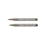 artline Drawing System Teknik Çizim Kalemi 2'li Set (BRUSH 0.03MM)
