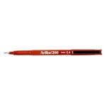 Artline EK-200 Fineliner 0.4 mm Kırmızı 12'li İnce Uçlu Keçeli Kalem