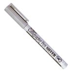 artline ek-993xf kaligrafi kalemi kesik uçlu 2.5 mm gümüş (12 li kutu) - Yok