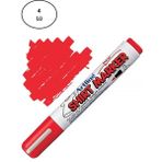 Artline - Ekt-2 Red. Artline Shirt Marker Kumaş Tekstil Tişört Boyama Kalemi Kırmızı 4'lü