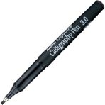 Artline Ergoline Kaligrafi Kalemi 3.0 Siyah Ergonomik Tasarımlı Su Bazlı Pigment Mürekkepli - Renkli