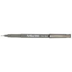 Artline Fineliner 200 0.4 mm Gri İnce Uçlu Yazı ve Çizim Kalemi