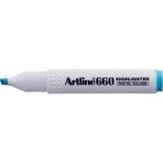 Artline Fosforlu Kalem Pastel Mavi 1,0-4,0 mm Kesik Uç, Desensiz Tekli Paket – Yumuşak Renkli Vurgulama