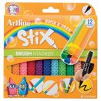 Artline : Stix Brush Marker Fırça Uçlu Keçeli Kalem Seti : 12 Renk