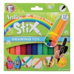 Artline : Stix Drawing Pen Keçe Uçlu Yazı Kalemi Seti : 12 Renk
