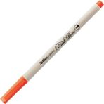 artline supreme ınce fırça uçlu markör kalem fosforlu turuncu lv-a-epfs-f flo orange lv-a-epfs-f (12 li paket) - Yok