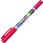 Artline Twin 041T Kırmızı Marker Permanent Kalemi