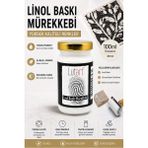 ArtMaster Beyaz Linol Mürekkebi 100 ml 1 Adet Lutart Linol Baskı Boya Mürekkebi Blok Baskı Sanat Su Bazlı Matbaa Mürekkebi Hobi - Standart