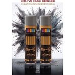 ArtMaster Gri Sprey Boya 200 ml 2 Adet Südor Hızlı Kuruyan Renkli Profesyonel Canlı Renk Ahşap Plastik Demir Metal Porselen Cam