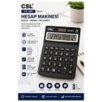 ArtMaster Hesap Makinesi Siyah 12.5X17 cm 1 Adet Csl CS-55S 12 Haneli Orta Boy Ofis Büro Masaüstü Hesap Makinası