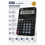 Artmaster Hesap Makinesi Siyah 14x19 cm 1 Adet Csl Dj-120D Plus 12 Haneli Orta Boy Hafızalı Büro Masaüstü Hesa