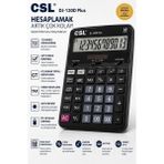 ArtMaster Hesap Makinesi Siyah 14X19 cm 1 Adet Csl DJ-120D Plus 12 Haneli Orta Boy Hafızalı Büro Masaüstü Hesap Makinası