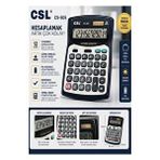 ArtMaster Hesap Makinesi Siyah Gri 13.5X18.5 cm 1 Adet Csl CS-505 12 Haneli Orta Boy Hafızalı Büro Masaüstü Hesap Makinası
