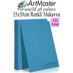 ArtMaster Mavi Renkli Mukavva 35x50 cm 10 Adet 1 Paket Renkli Sert Karton 1.0 mm Anasınıfı Hobi Etkinlik Okul Öncesi Elişi