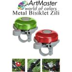 ArtMaster Metal Bisiklet Zili 2 Adet Scooter Zili Denge Zili Alümünyum Bisiklet Zili Bisiklet Süsü Korna Aksesuar - Çok Renkli - Standart