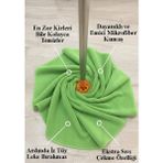 ArtMaster Mikrofiber Paspas Mop Yedek Ucu 1 Adet Kaliteli Mikrofiber Paspas Laminant Parke Seramik Fayans Mermer Temizlik Bezi - Yeşil - Standart