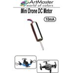 ArtMaster Mini Drone Motoru 1 Adet Çekirdeksiz Yüksek Hızlı Güçlü Deney Dc Dron Motoru Uçak Mini Drone Motoru Okul Helikopter - Siyah - Standart