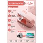 ArtMaster Pembe Zımba Makinesi 24/6 1 Adet Fixpoint P-4550 Pastel Renkler Büyük Zımba Makinası ve Teli 20 25 Sayfa Dereceli Ofis - Standart