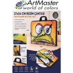 ArtMaster Resim Çantası Desenli Kumaş 37X54 cm 1 Adet ART15 Teknik Resim Dosya Çantası 35X50 cm Askılı Proje Çantası Fermuarlı - Çok Renkli - Standart