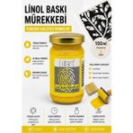ArtMaster Sarı Linol Mürekkebi 100 ml 1 Adet Lutart Linol Baskı Boya Mürekkebi Blok Baskı Sanat Su Bazlı Matbaa Mürekkebi Hobi - Standart