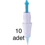 Artmex Kalıcı Makyaj Iğnesi 3r 10 Adet, V3, V6, V8 Charmant2, Mavi Renk - Ahşap - Ceviz