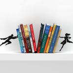 Artori Design Kitap Tutmak için Kitap Desteği, Sağlam, Gizli Metal Kitap Desteği, Raflar, Kitap Desteği, Kitap Tutucu, Kitap Tutucu, Ev için, Dekoratif Hediye (Supergal+Kitap ve Kahraman)