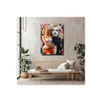 artprinta Retro Pop Art Kanvas Tablo Çok Renkli 45 x 65