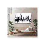 artprinta Satranç Taşları Temalı Modern Duvar Tablosu Çok Renkli 60 x 90