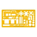 Artscholar 5745466 N:SAF5051 1:50 Ölçek Mobilya Şablon Cetvel