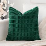 Artscope Tekli Set Boho Çizgili Yastık Kılıfı Tek Renk Dekoratif Yastık Kılıfı Dekoratif Yastık Kılıfı Koltuk Yastığı 50 x 50 cm Yastık Kılıfı Yumuşak Koltuk Minderi Kanepe Oturma Odası Yatak Odası