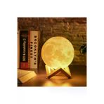 Artskin arya287 14 Şubat Sevgililer Güne Özel 3D Standlı Ay Gece Lambası Dekoratif Küre Led 12 Cm Çapa Sahip