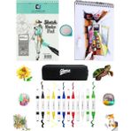 Arttone Alex Marker Eskiz Defteri 200GR A5 40YP Akrilik Canlı Renkler 6'lı Set