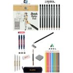Arttone Alex Sketch Marker Eskiz Defteri 200GR 20X20CM 40YP Spiralli Çizim Eskiz Seti